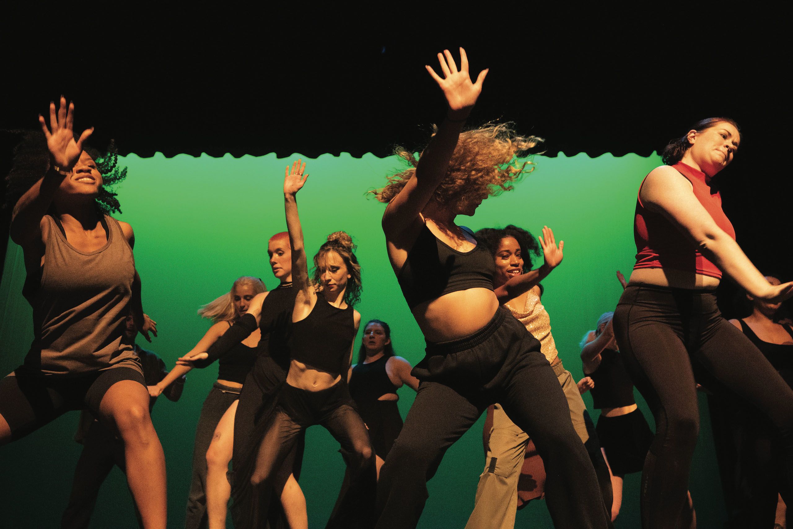 Dance Workshop performers on stage