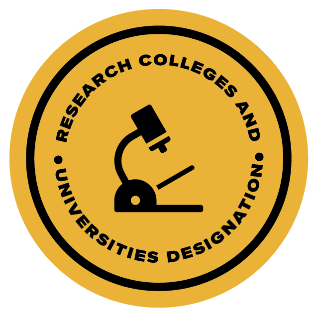 Research colleges and universities (RCU) designation
